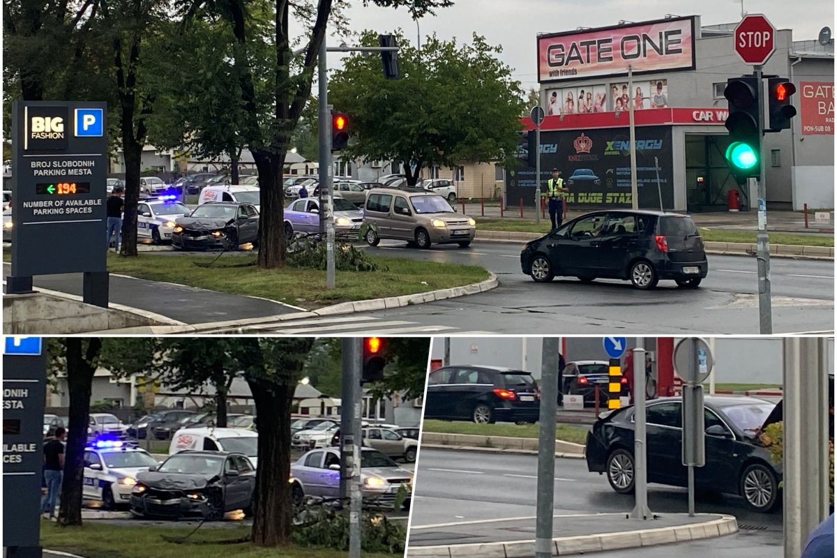 FOTO Sudar kod tržnog centra na Karaburmi tri osobe prevezene u Urgentni