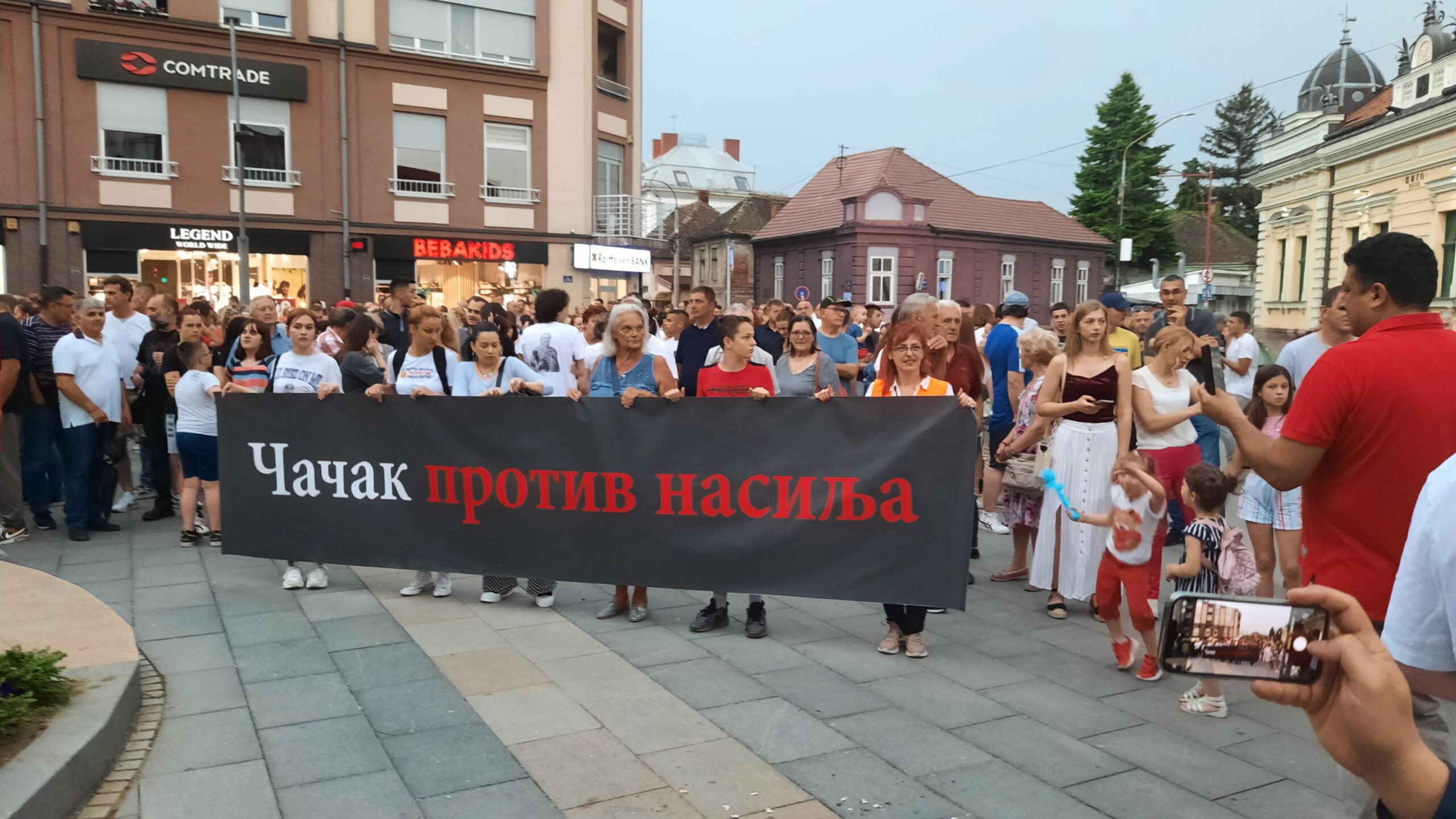 Protest Srbija protiv nasilja u petak u Čačku i Gornjem Milanovcu