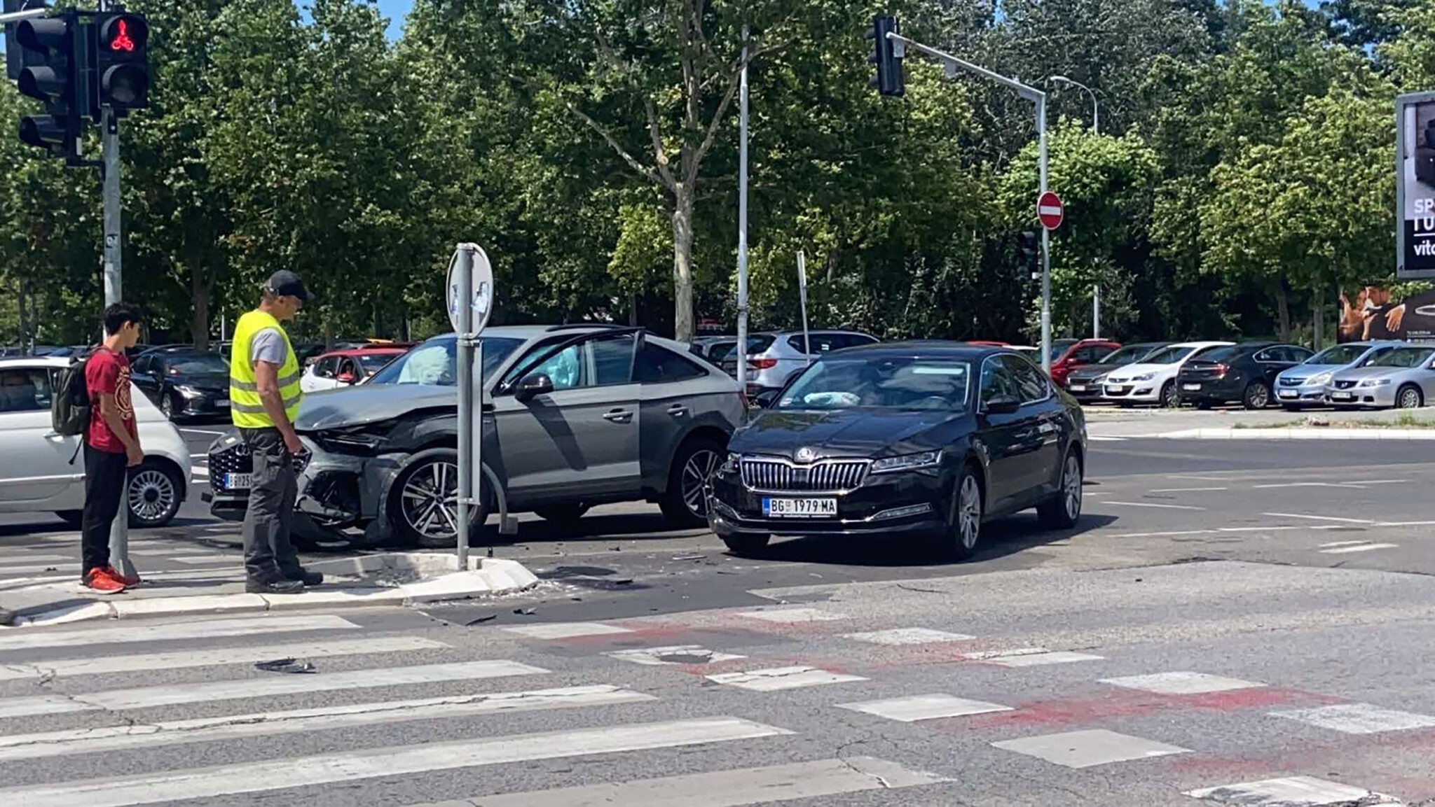 Teška nesreća na Novom Beogradu Još jedan sudar na kobnoj raskrsnici