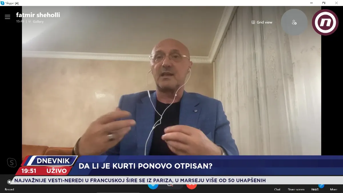 Specijalno tužilaštvo Kosova podiglo optužnicu protiv Fatmira Šeholija: Tereti se za šrpijunažu u korist Srbije