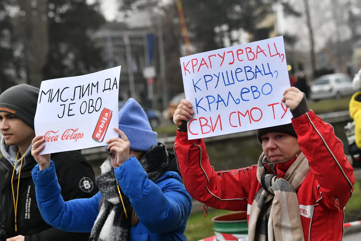 Kruševački studenti u blokadi organizuju skup zbog radova na području memorijalnog centra