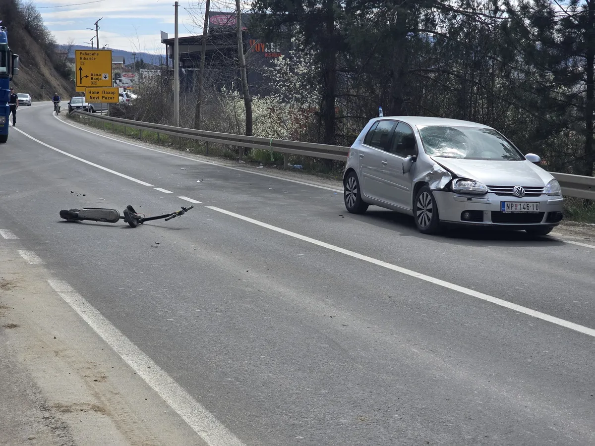 Potresne slike sa mesta tragedije kod Novog Pazara: Privedena S. M. koja je automobilom udarila devojčice i jednu usmrtila