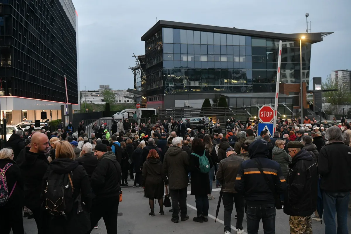 Novi skup podrške zaposlenima na N1: Prisutni zborovi građana, studenti, medijska udruženja i predstavnici stranaka