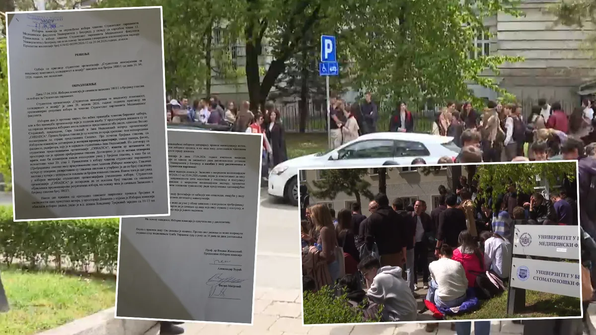Haos na Medicinskom fakultetu: Izborna komisija optužila dekana za manipulisanje izbornim materijalom i upad sa 10 NN lica, studenti podneli novi prigovor i započeli blokadu