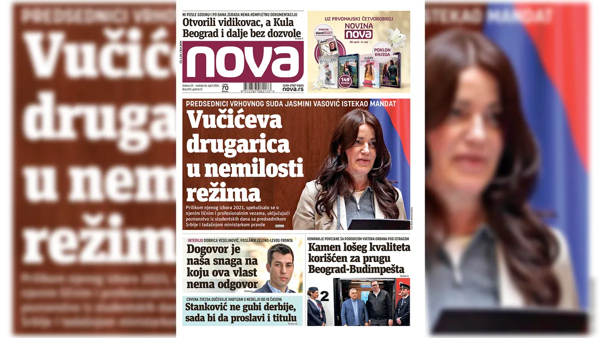 „Nova“ piše“: „Vučićeva drugarica u nemilosti režima“