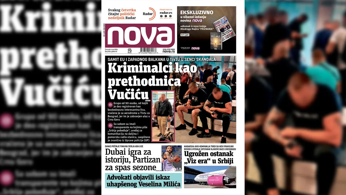 "Nova" piše: Kako je samit EU i Zapadnog Balkana u Tivtu pao u senku skandala