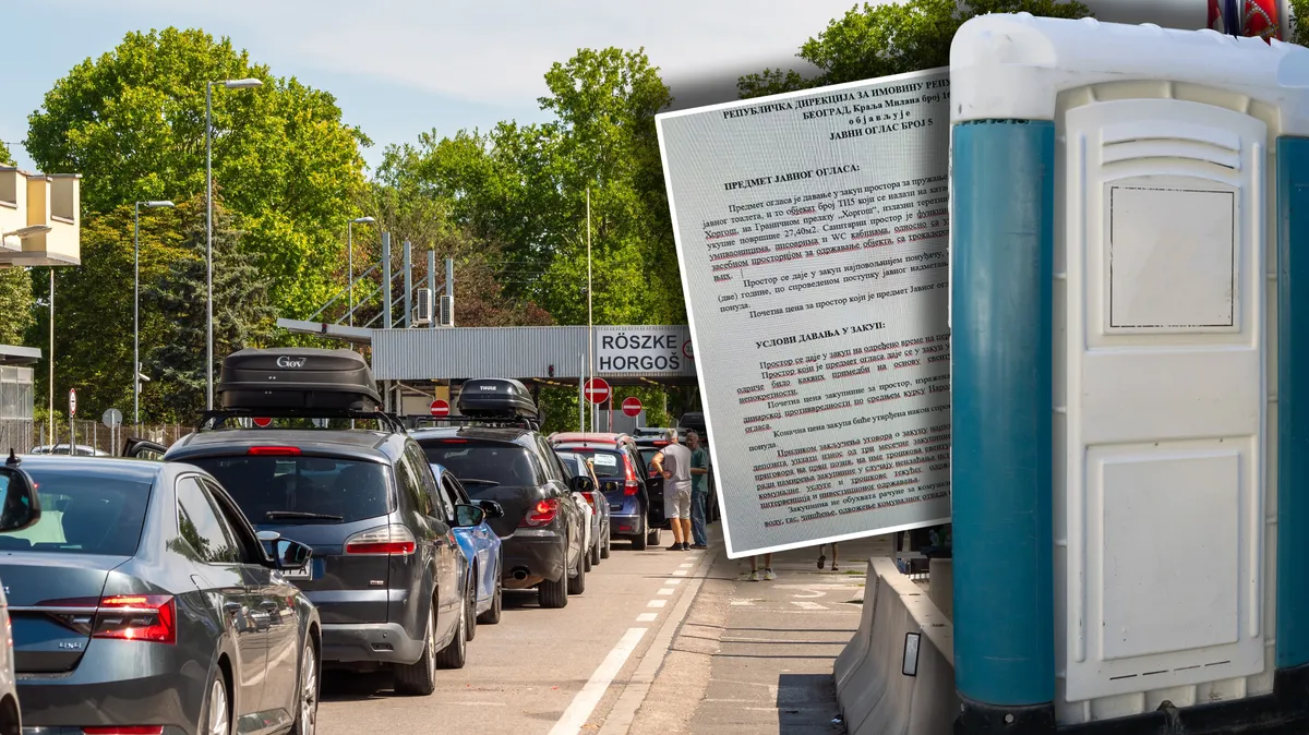 Država daje u zakup toalet od 27 kvadrata na graničnom prela