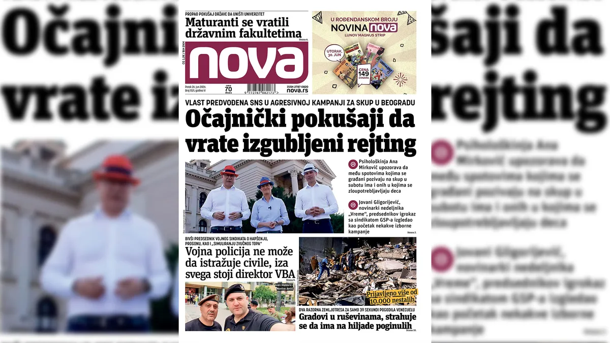"Nova" piše: Propala kampanja vlasti, maturanti se vratili državnim fakultetima