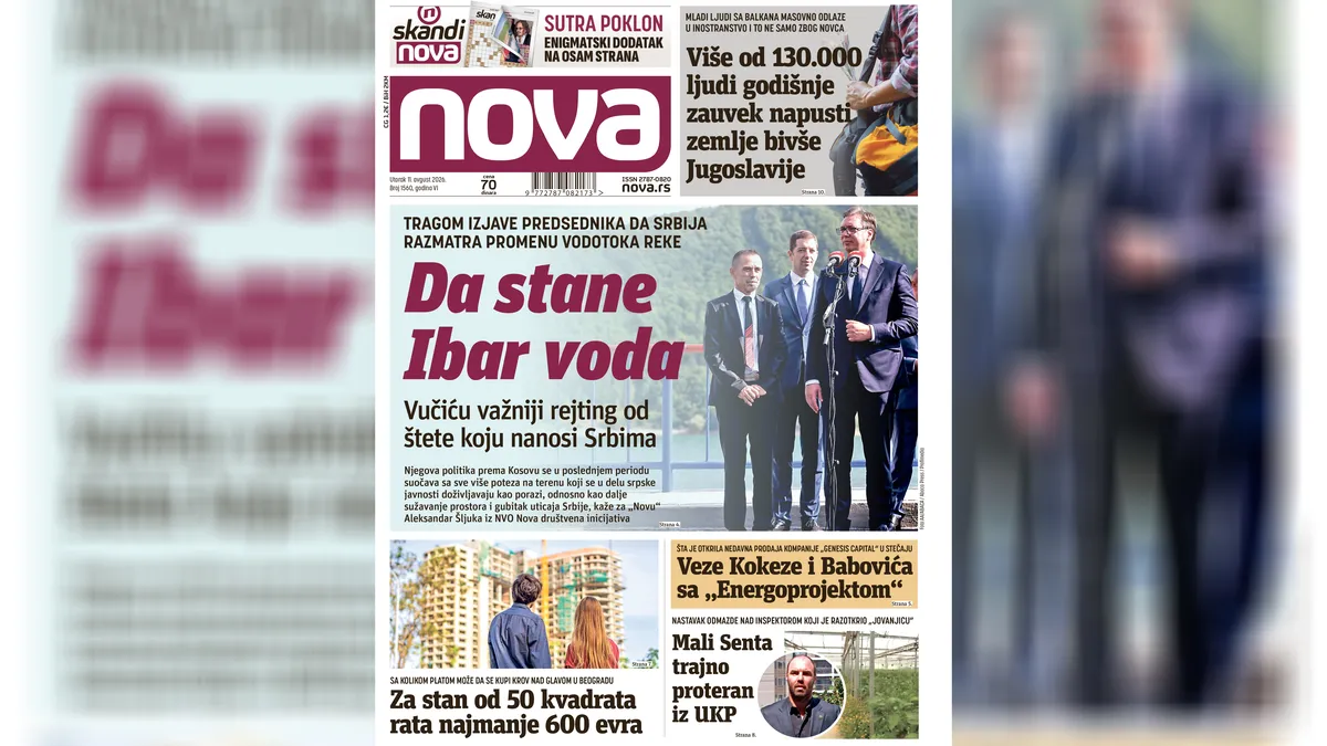 "Nova" piše: Za stan od 50 kvadrata rata najmanje 600 evra