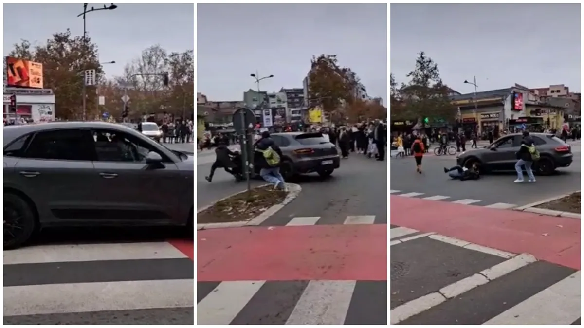 Okrivljeni za napad kod Futoške pijace stigao na sud uz poruku "Srbija pobeđuje": Nastavlja se suđenje u slučaju "porše" VIDEO