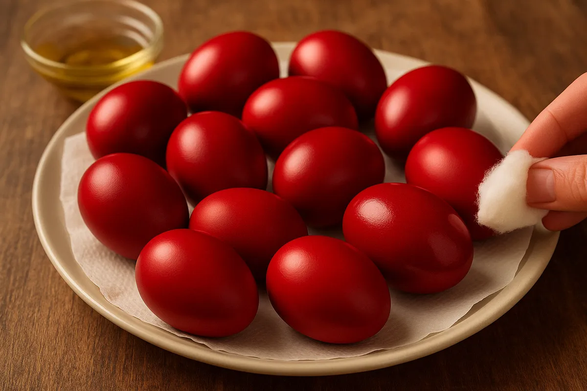 Na ovaj način Grci farbaju jaja i dobiju jarko crvenu boju - stari trik koji uvek uspeva