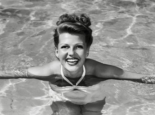 Rita Hayworth, circa 1944 
File Reference # 33480_455THA,Image: 363092716, License: Rights-managed, Restrictions: For Editorial Use Only -, Model Release: no, Credit line: The Hollywood Archive / Hollywood Archive / Profimedia