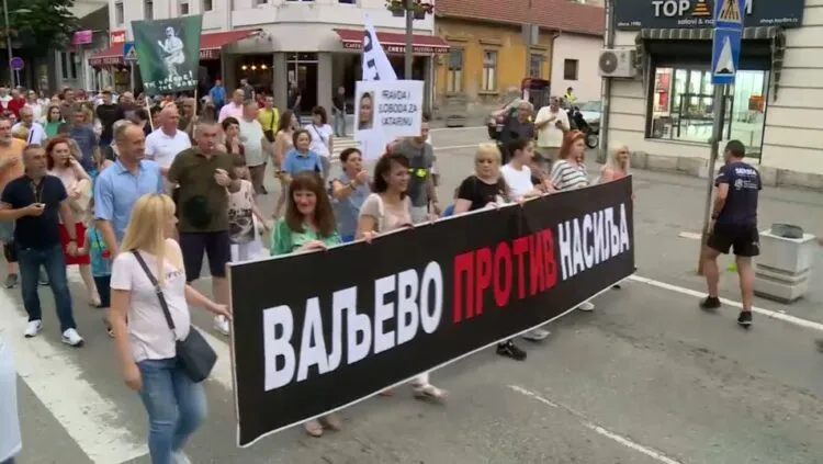 Valjevo Riots Održan protest