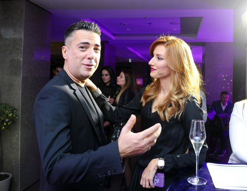 Beograd 22.10.2015. Zeljko Joksimovic, Jovana Jankovic, promocija spotova za dve pesme Zeljka Joksimovica, pesme Isto je i Dama RAS foto Vesna Lalic