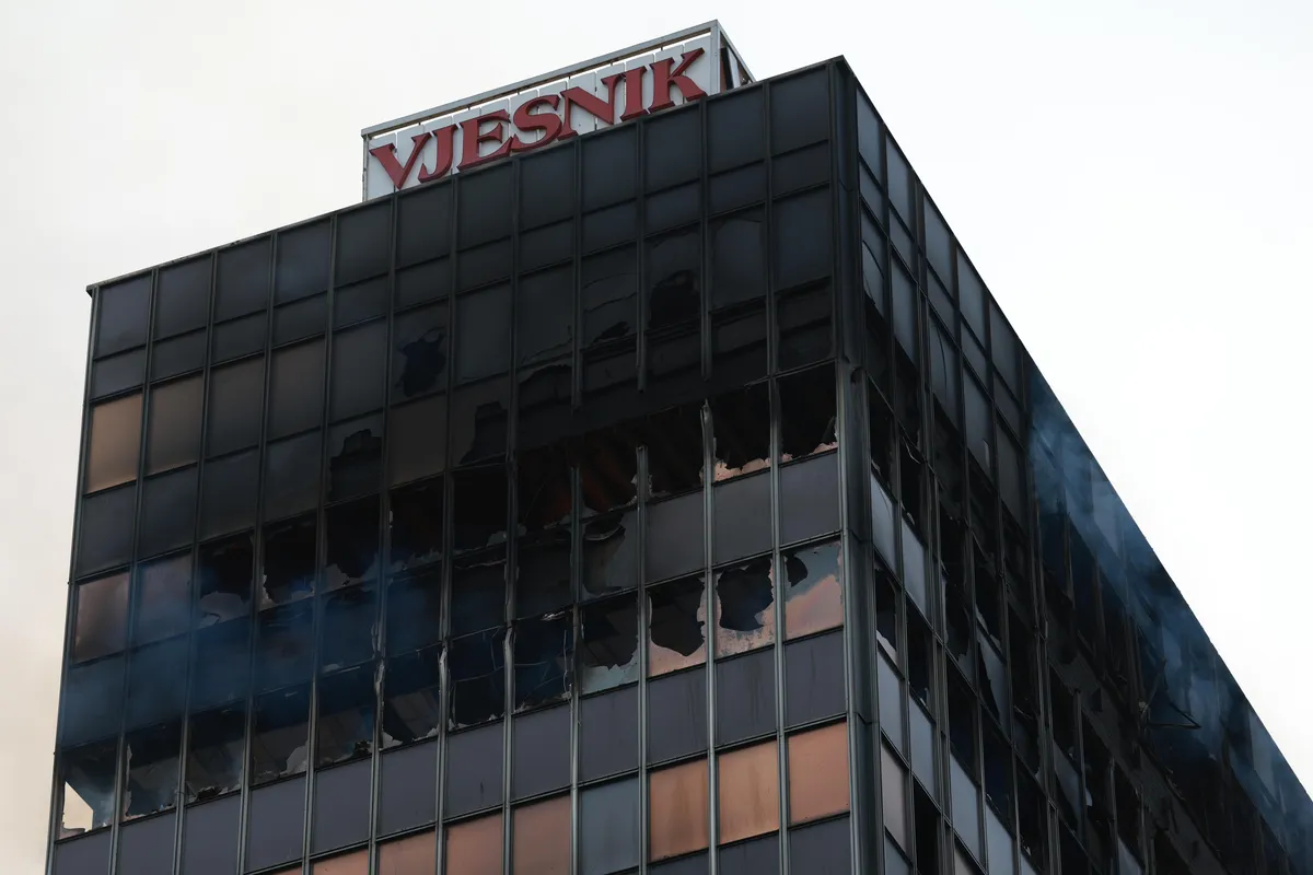 Zagrebački Vjesnik odlazi u istoriju: Počelo rušenje spratova