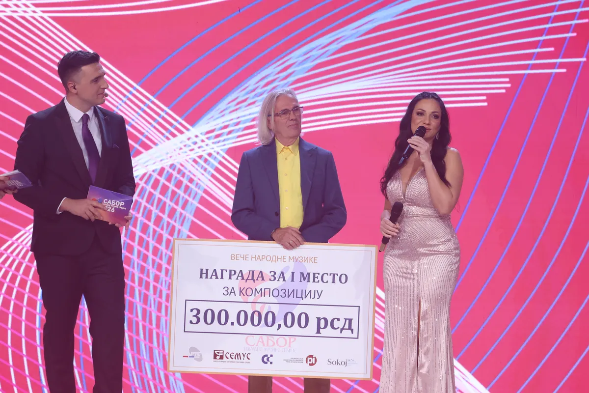 Numera „Učini nešto za nas dvoje“ pobedila na drugoj večeri Sabora narodne muzike Srbije