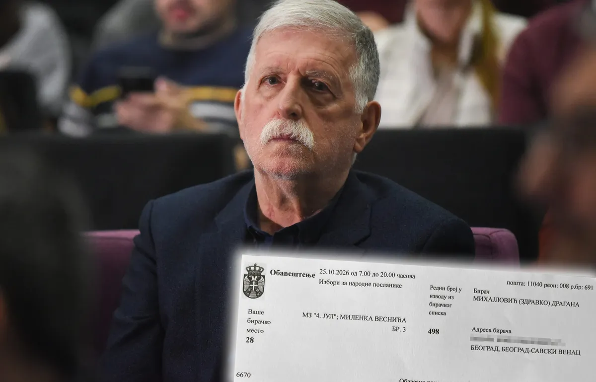 Najnoviji primer izborne krađe: Na adresu poznatog srpskog novinara Pece Popovića već treći put dolazi poziv za glasanje osobi koja nikad nije živela u njegovoj kući