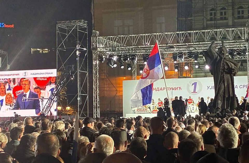Arhiv javnih skupova objavio koliko je ljudi bilo na Vučićevom mitingu u Novom Sadu