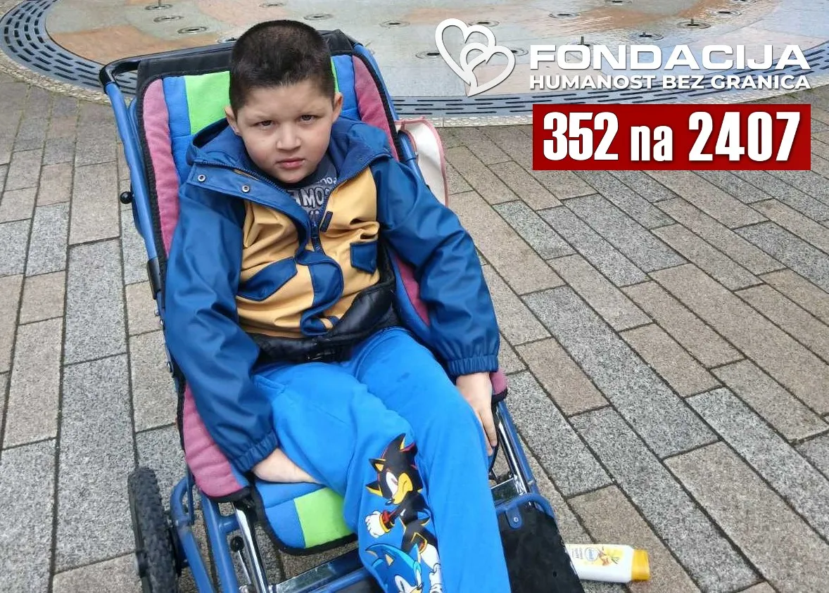Stefan ima samo osam godina, a od rođenja bije bitku sa zdravljem: Potrebna mu je naša pomoć