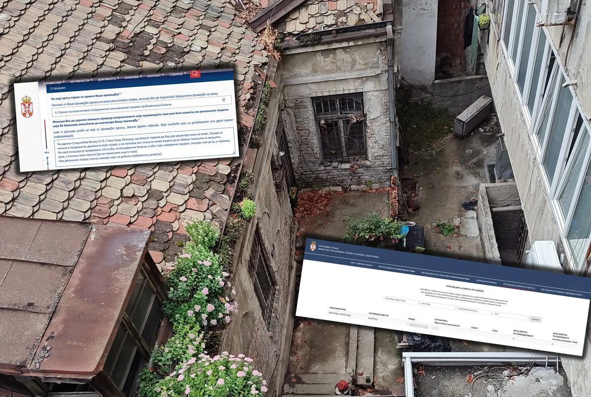 Novi primer potencijalne izborne krađe: Na adresi u centru Beograda, u decenijama napuštenoj kući, prijavljeno 11 fantomskih birača FOTO
