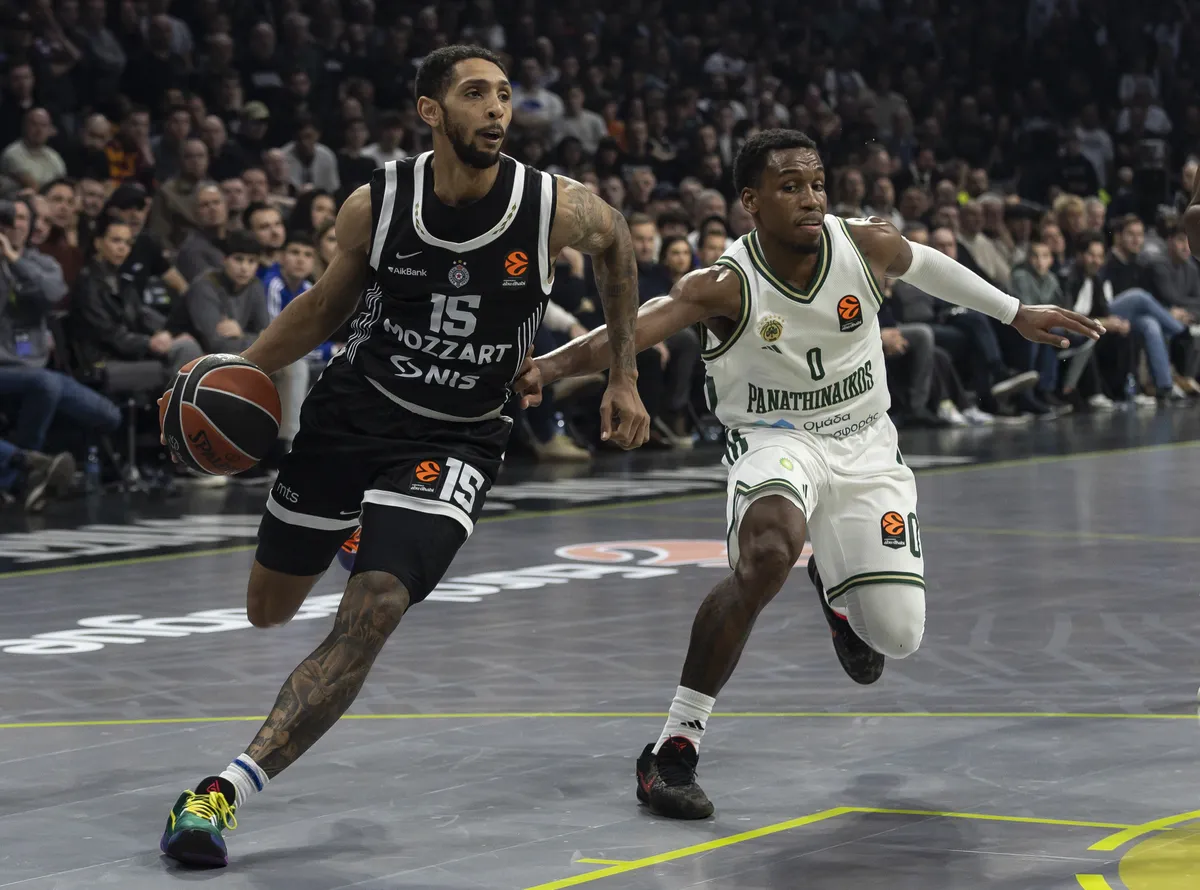 VIDEO Pogledajte najbolje poteze sa utakmice Partizana i Panatinaikosa, ovako su crno-beli razbili Grke Kép