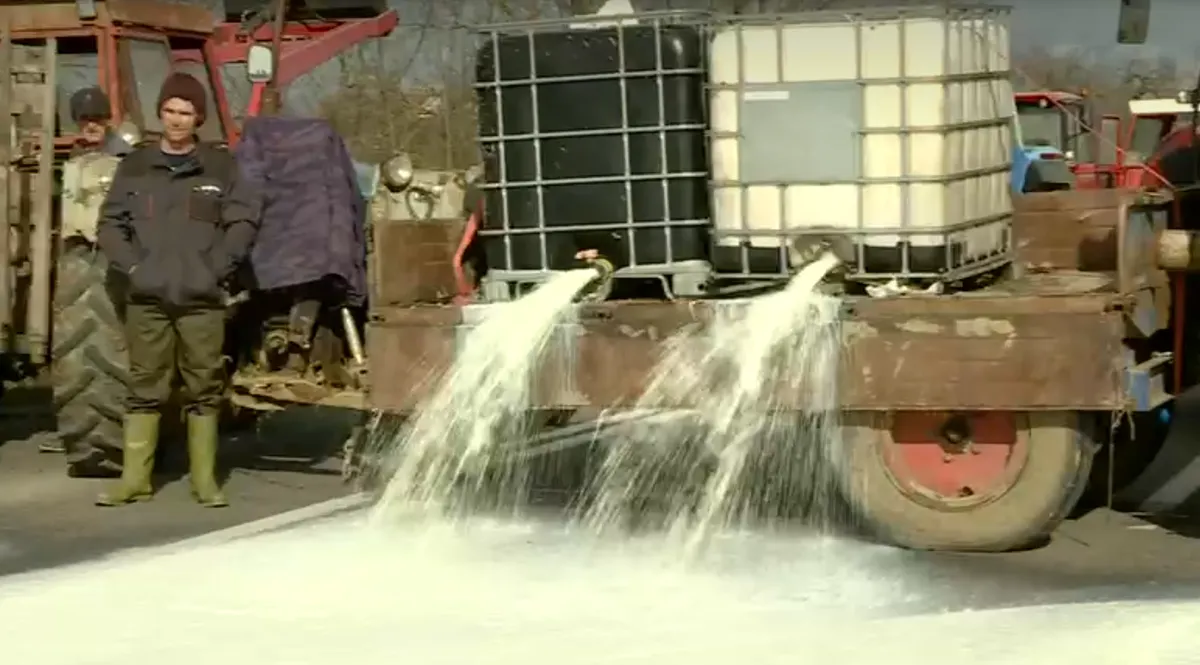 "Ovo nije borba pojedinaca, već pitanje koje se tiče svih nas": Studenti podržali zahteve proizvođača mleka Kép