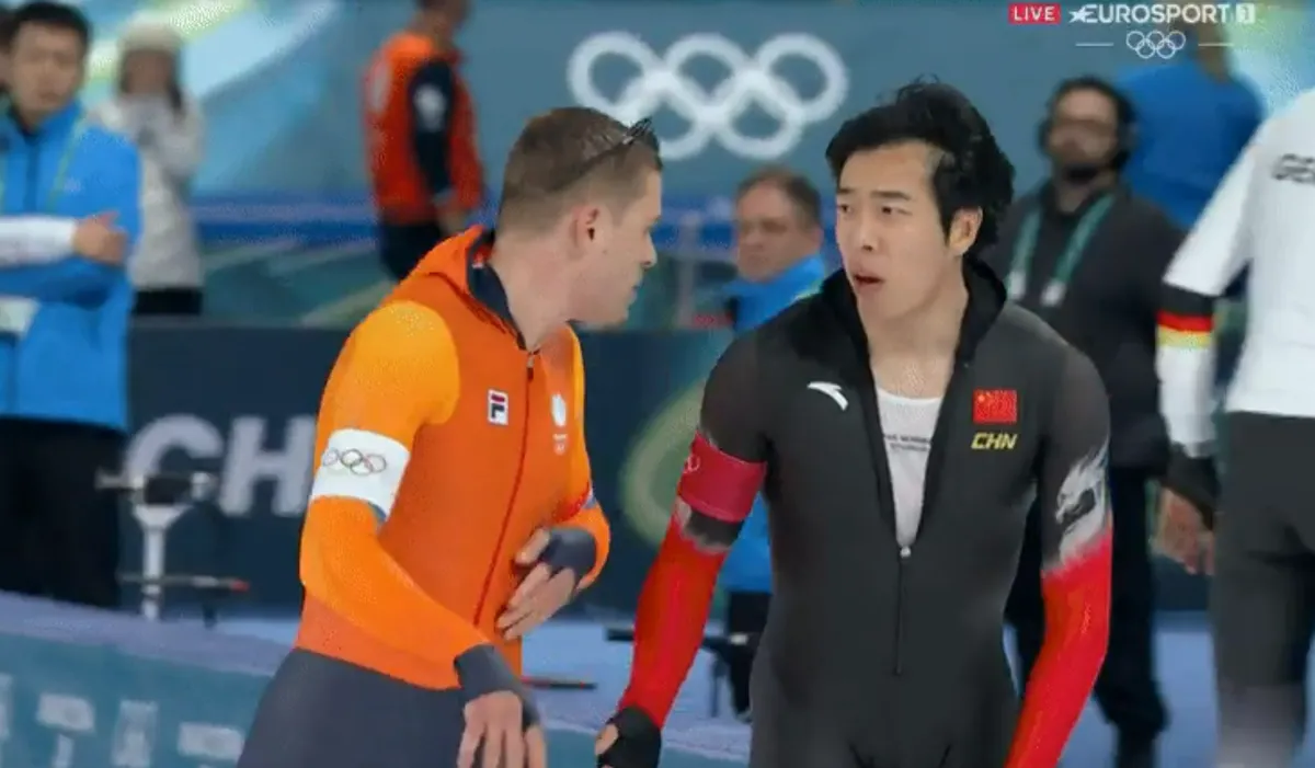 Skandal na Olimpijskim igrama: Sudije dozvolile Holanđaninu da ponovi trku, odgurnuo rivala Kép