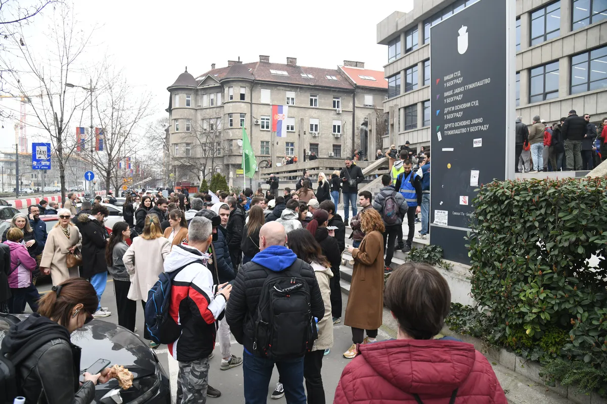 Studenti u blokadi pozvali kolege i građane na sutrašnji protest ispred Palate pravde