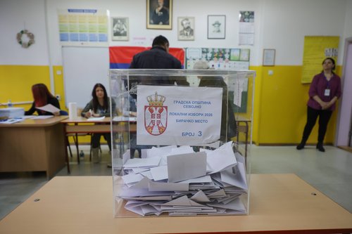 Sevojno, 29.03.2026. - Biracka mesta u Sevojnu otvorena su jutros u 7.00 c