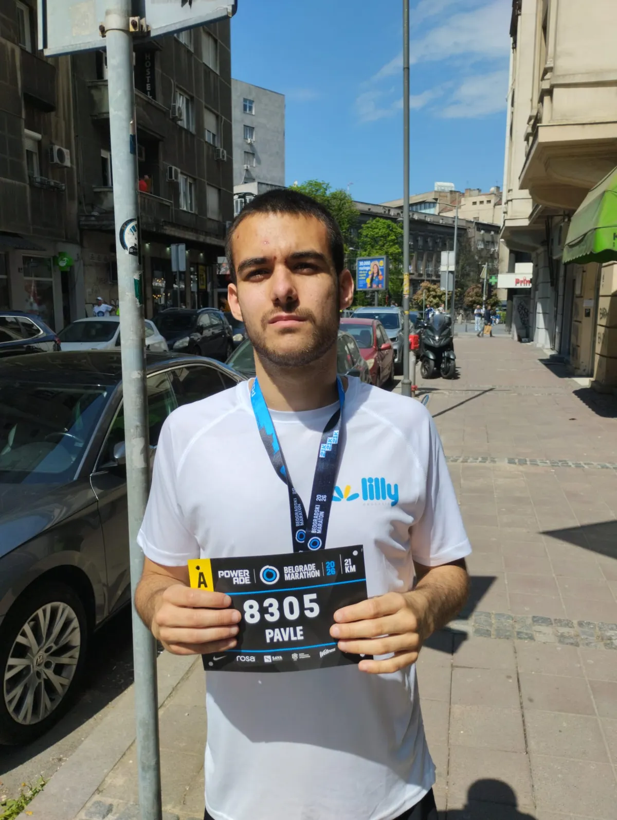 Pavle je istinski heroj: Momak sa autizmom istrčao polumaraton u Beogradu