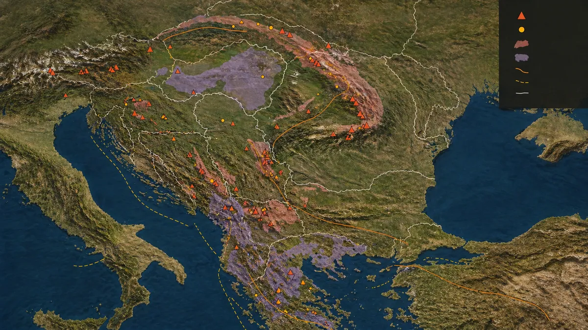 Mapa ugašenih vulkana na Balkanu: Srbija krije tragove drevnih erupcija koje su promenile teren