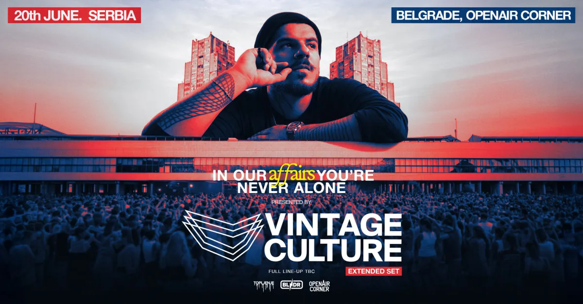 Svetska zvezda elektronske scene Vintage Culture prvi put u Beogradu