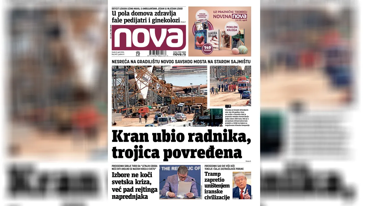 "Nova" piše: Raspisivanje izbora ne koči svetska kriza već isključivo pad rejtinga naprednjaka
