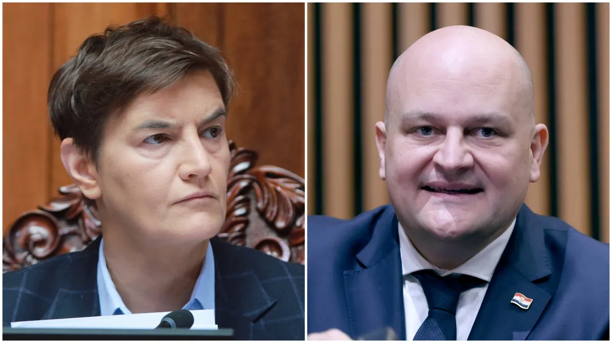 Hrvatski ministar uzvratio na uvrede Ane Brnabić, spomenuo vilu na Krku i "glisiranje". A onda ga je ona nazvala ustašom