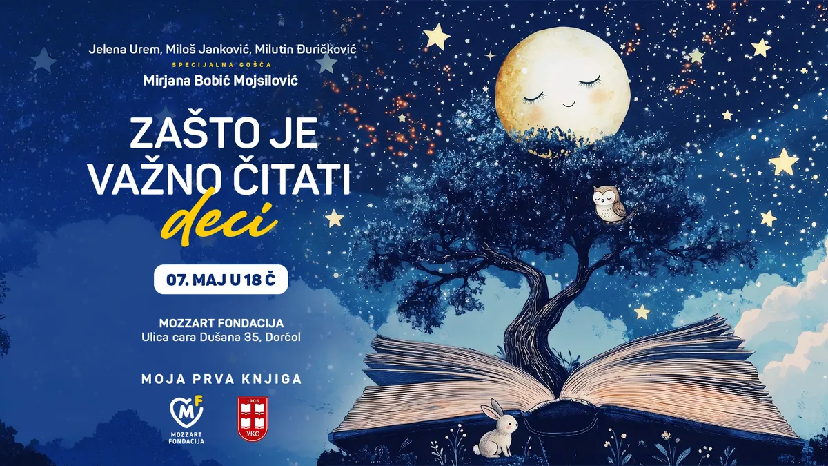 Zašto je važno čitati deci: Edukativni panel o značaju dečje književnosti u Fondaciji Mozzart