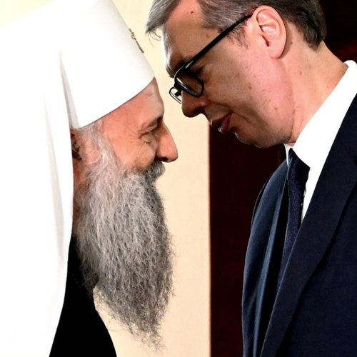 Patrijarh Porfirije, Đuro Macut i Aleksandar Vučić Foto instagram buducnostsrbijeav (1).jpg