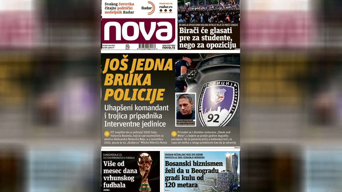 "Nova" piše: Još jedna bruka policije