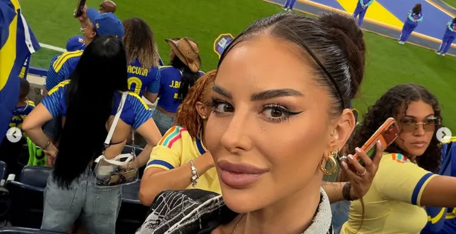 Zorana bodri supruga sa tribina: Na utakmicu došla u jakni sa njegovim likom (FOTO)