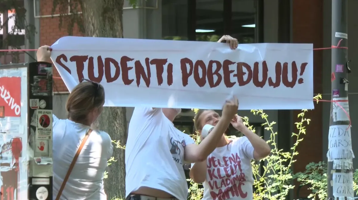 U toku završne pripreme za glavni deo studentskog protesta u Novom Sadu