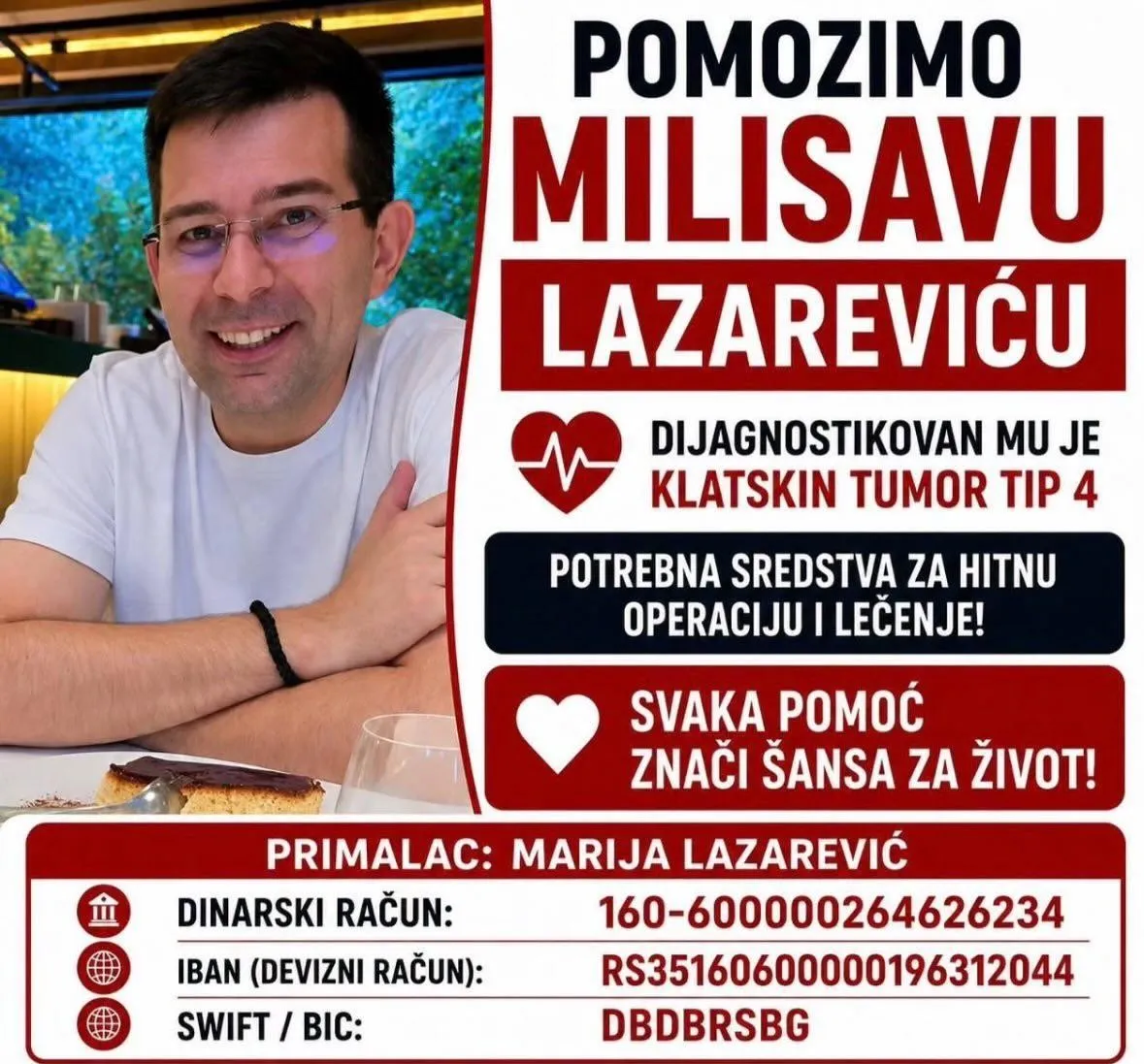 Apel za pomoć Milisavu: Potrebna sredstva za hitno lečenje u inostranstvu