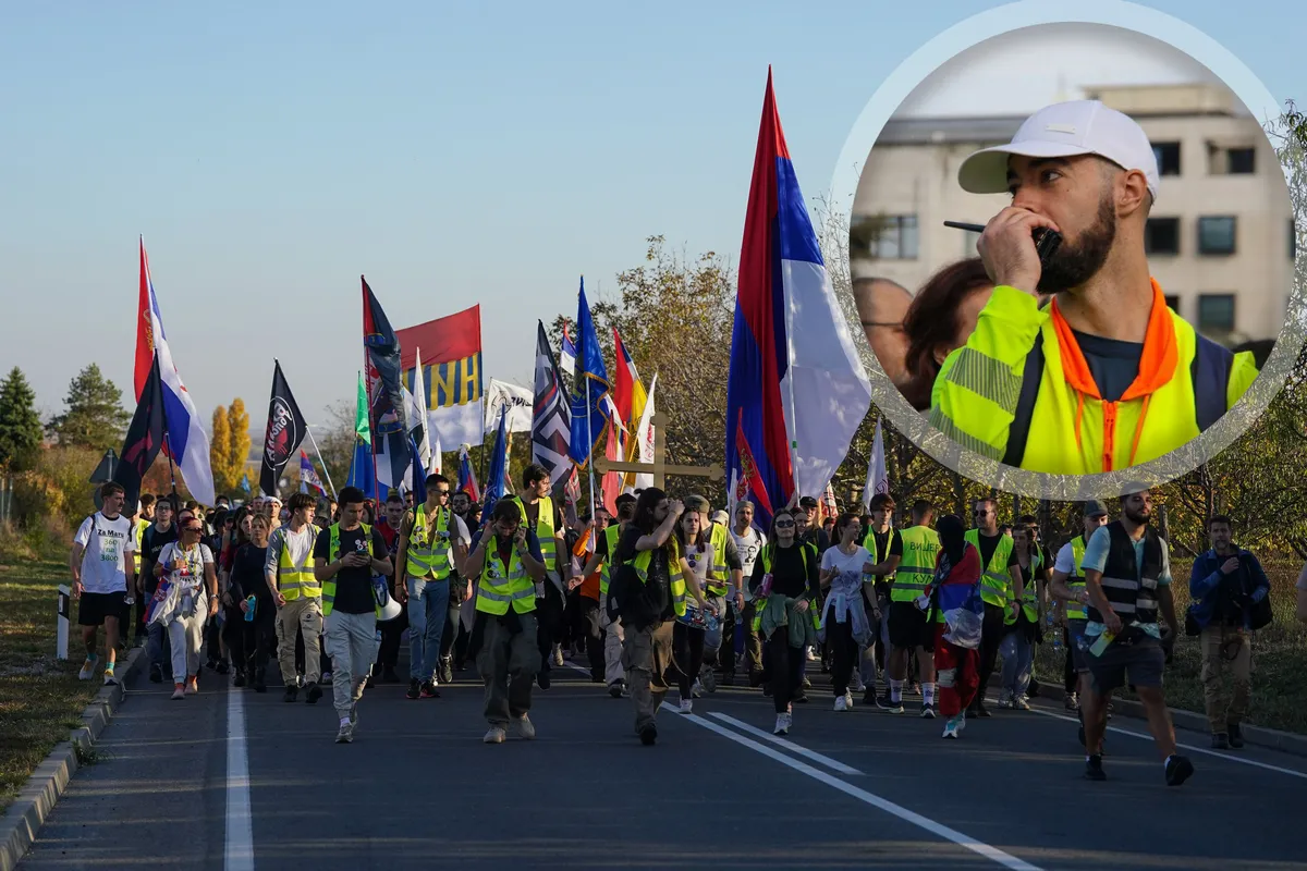 Student Ljuba pešačiće iz Kragujevca na Vidovdanski protest: “Neki će svojevoljno spavati napolju, spremni smo za najveći skup ikada u Kraljevu”
