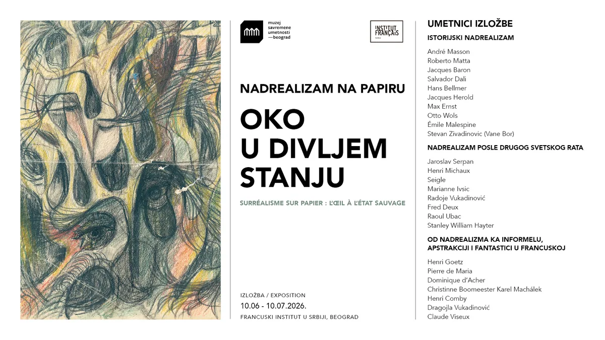 "Oko u divljem stanju": Prvi put u Srbiji izuzetna dela  nadrealizma na izložbi u Francuskom institutu
