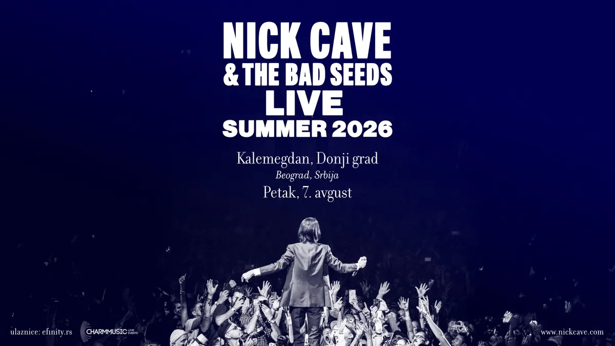 Nick Cave & The Bad Seeds rasprodali dva koncerta u Areni Pula: Stižu na Donji grad Kalemegdan 7. avgusta