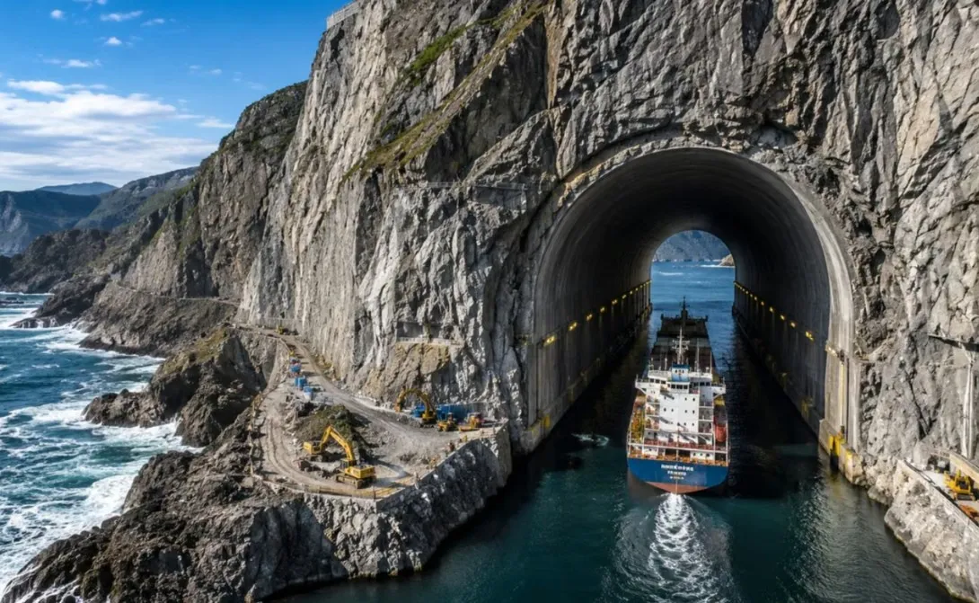 Probušiće planinu i ukloniti 750.000 kamiona stene: Gradi se tunel kojim će brodovi zaobići jedno od najopasnijih mora