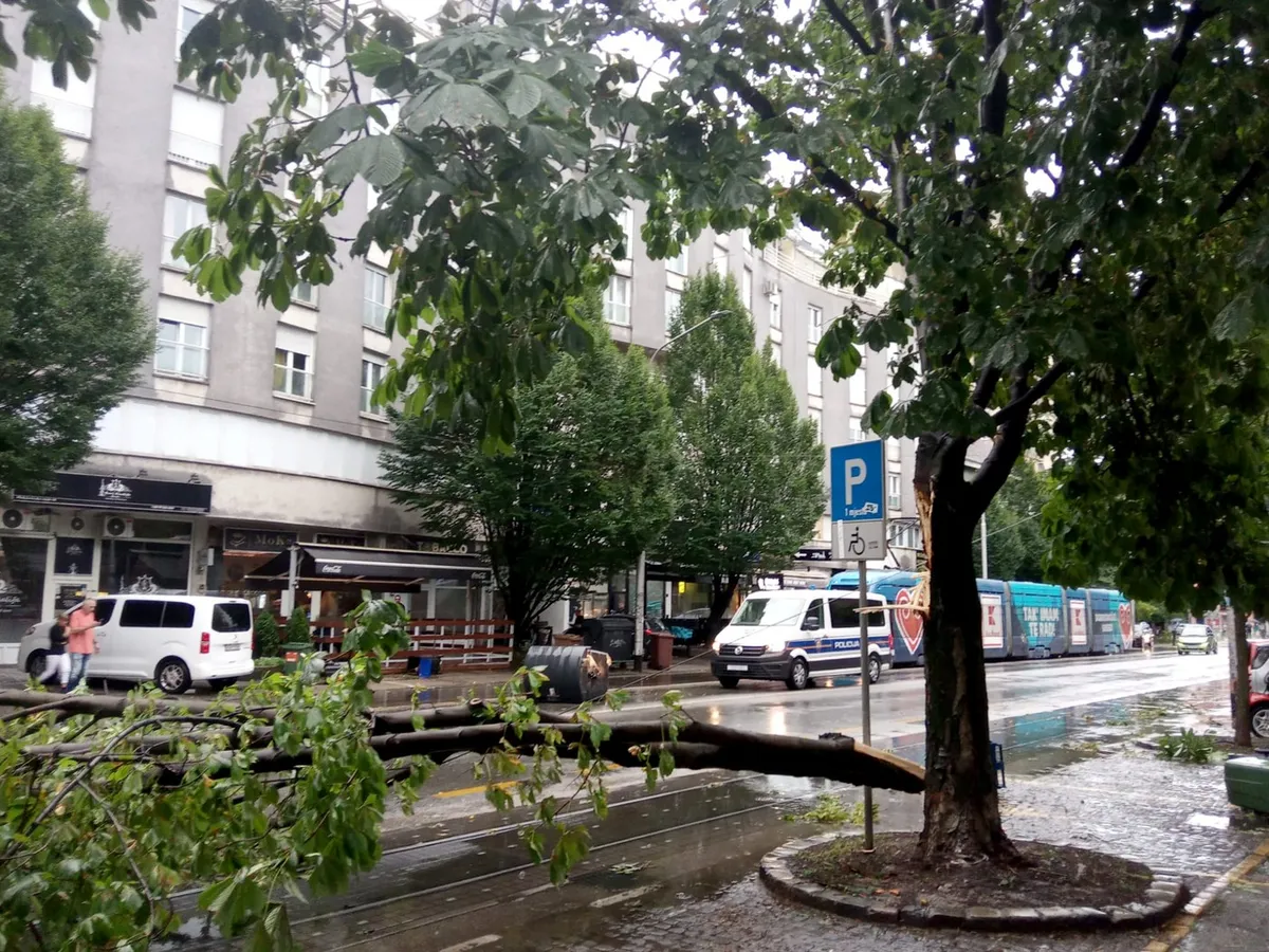 Nevreme pogodilo region: Vetar rušio stabla u Hrvatskoj, poplave i saobraćajni kolaps u Skoplju