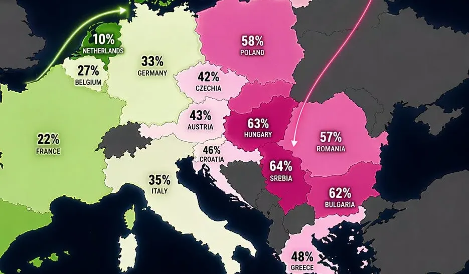 (MAPA) Evo u kojima zemljama žene odustanu od karijere da bi kuvale mužu i gajile decu: Srbija na prvom mestu, ali postoji razlog