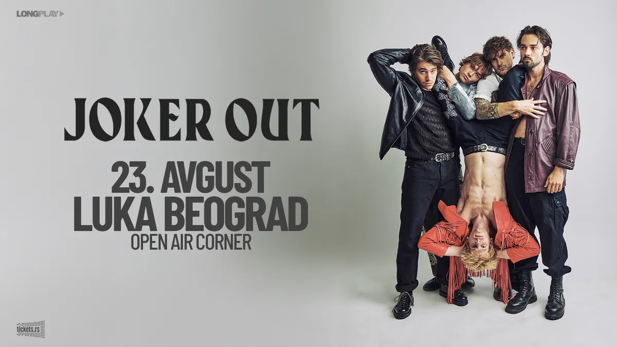 Popularni Joker Out proslavljaju 10 godina rada na velikom koncertu 23. avgusta u Luci Beograd: Fan Pit rasprodat, a specijalni gost Luka Racić