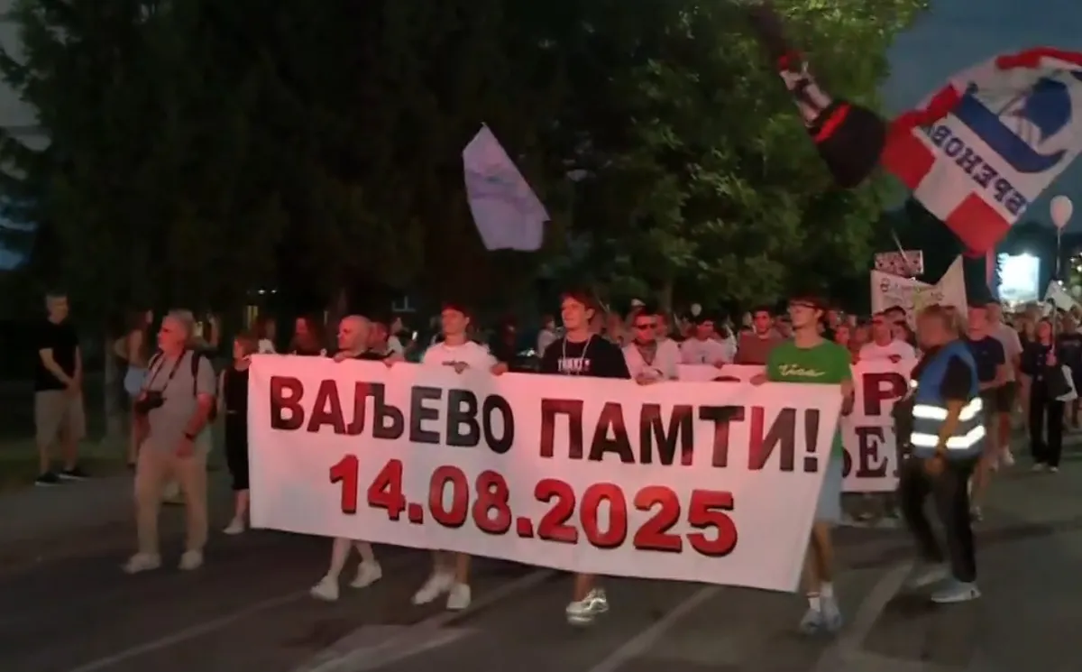 Pogledajte veličanstvene prizore sa protesta u Valjevu VIDEO