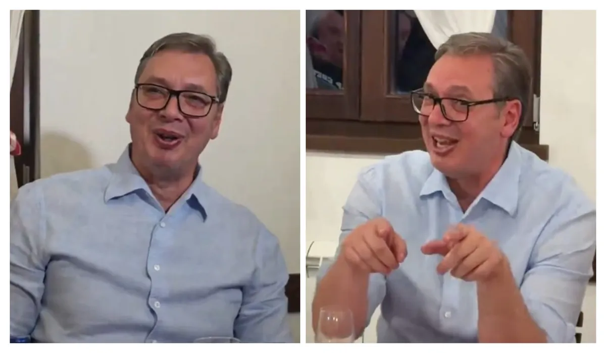 Vučić u kafani zapevao "Ja sam momče sa Kosova": Na Gazivodama ruše srpske kuće i hapse