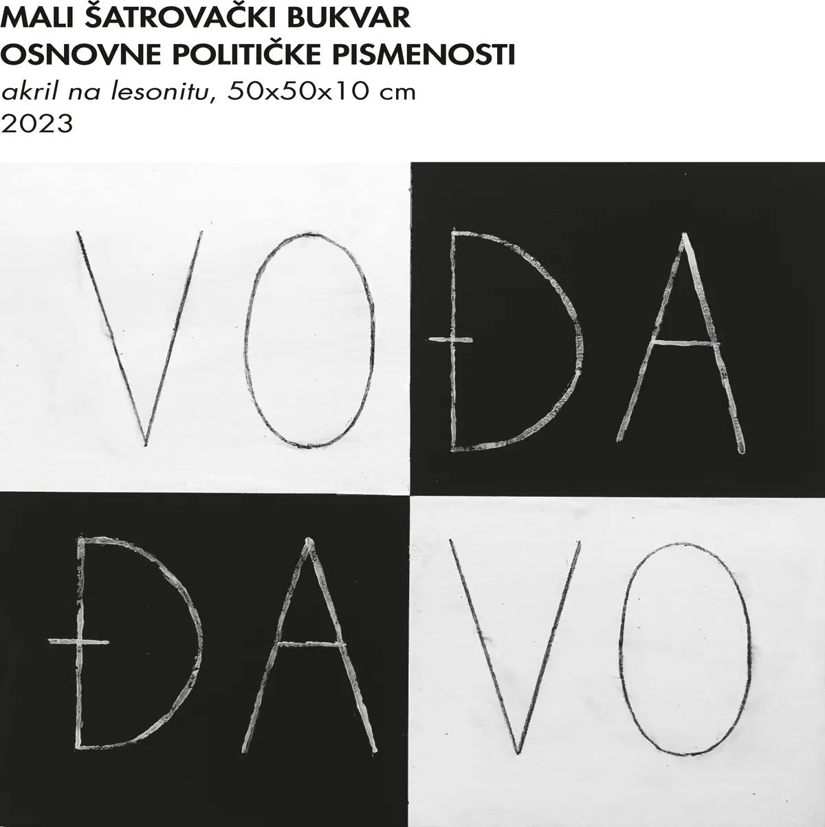 "Svet naših i njihovih odgovara samo onima koji žele da nasiljem vladaju": Politička umetnost Radeta Markovića u Galeriji ULUS